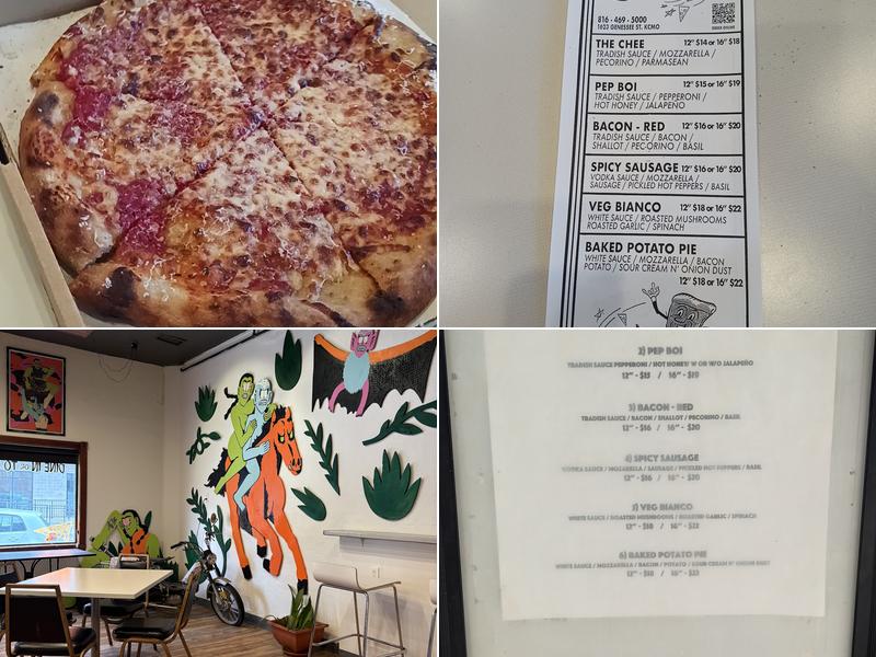 Fortunati Pizza Menu