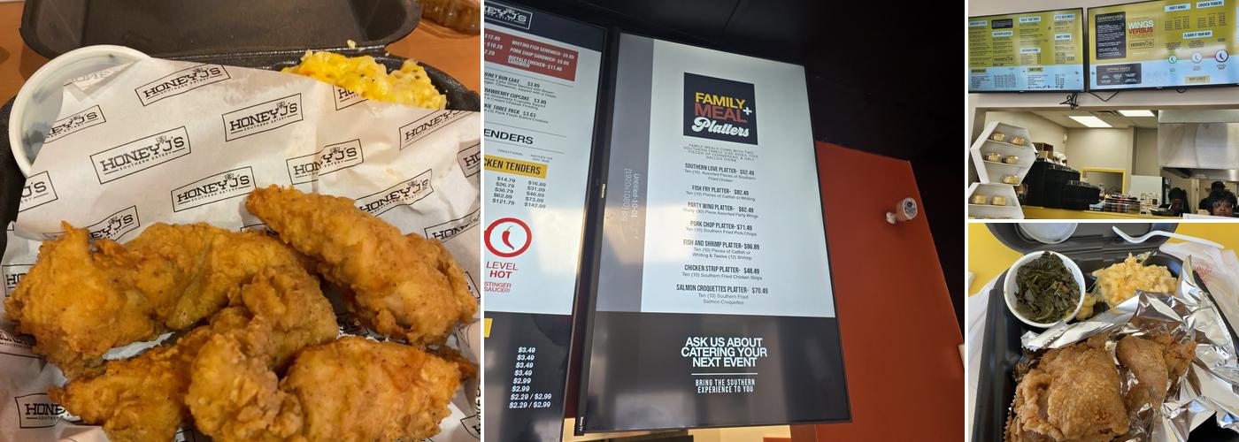 Honey J's Southern Eatery Menu