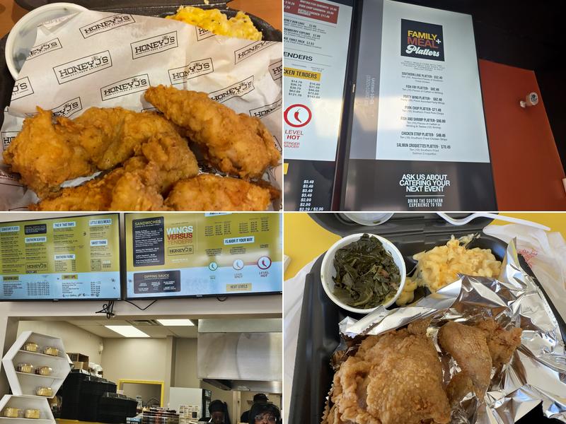 Honey J's Southern Eatery Menu