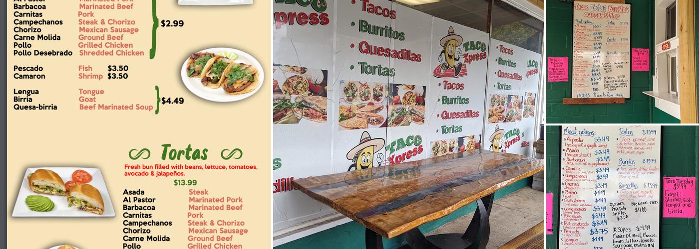 Taco Xpress Menu