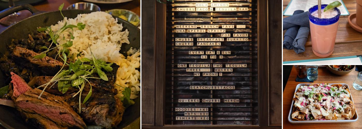 Chubbs Taco & Tequila Bar Menu