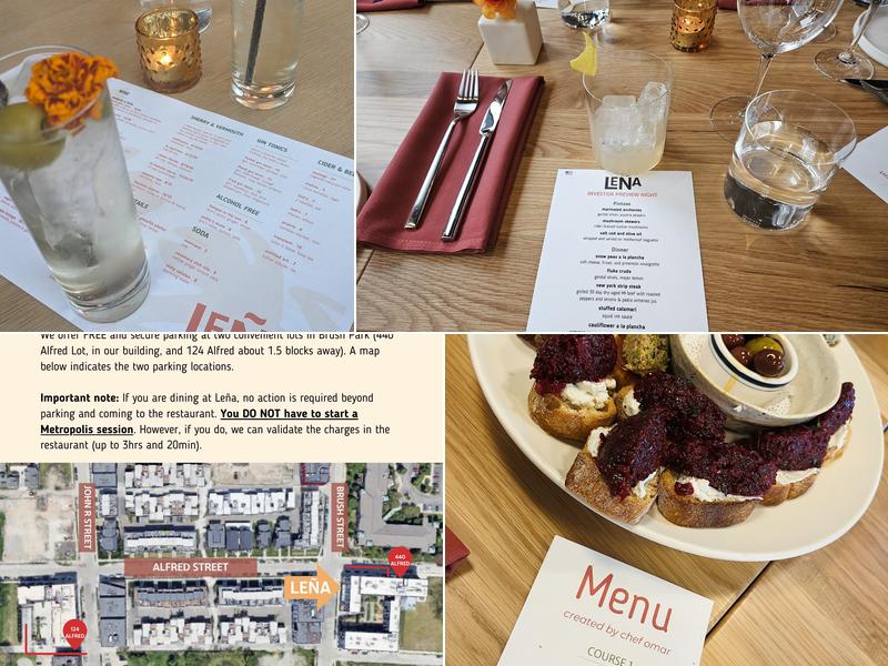 Leña Menu