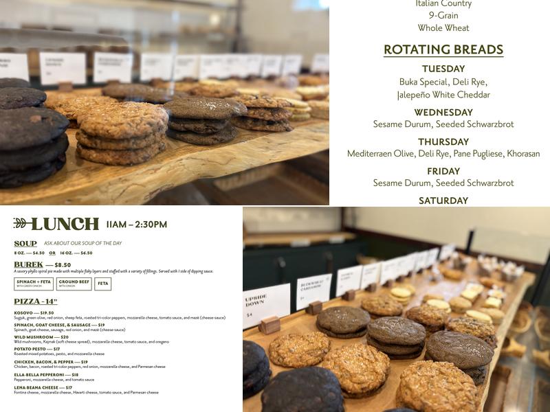 Buka Bakehouse Menu