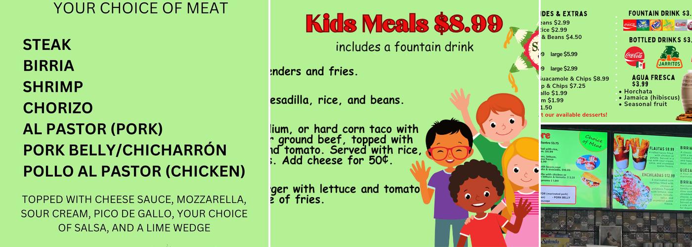 Sabor Menu