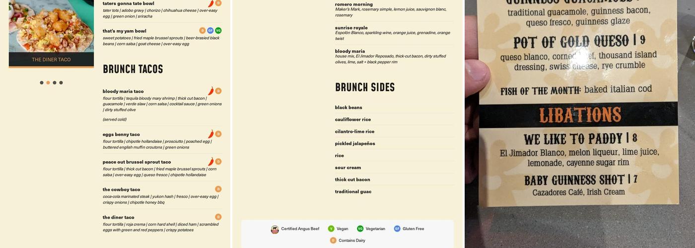 Barrio Menu