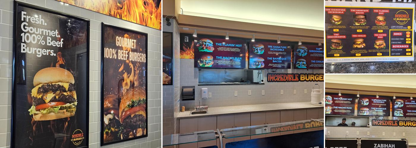 Incredible Burger Menu