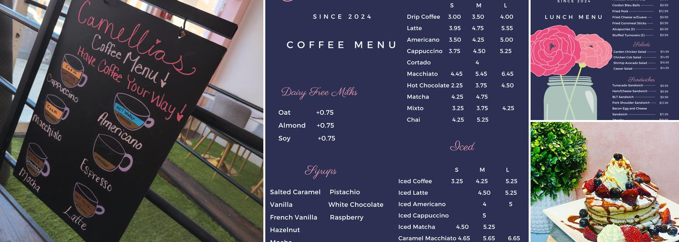 Camellia's Menu