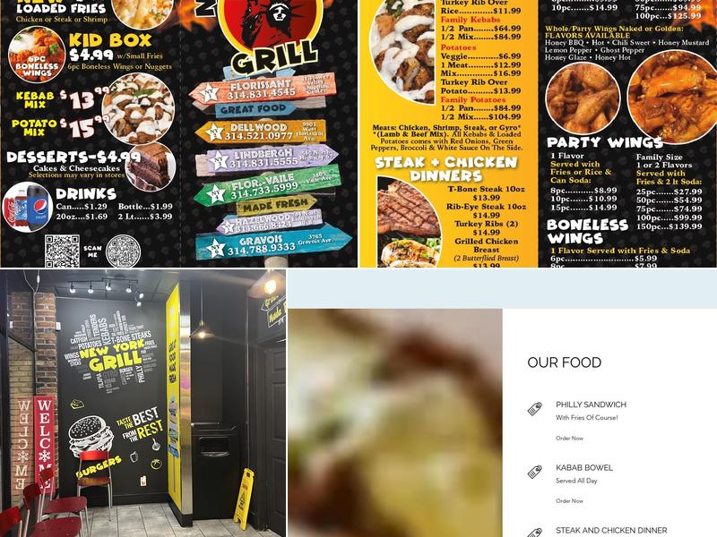 Newyork Grill 5 Menu