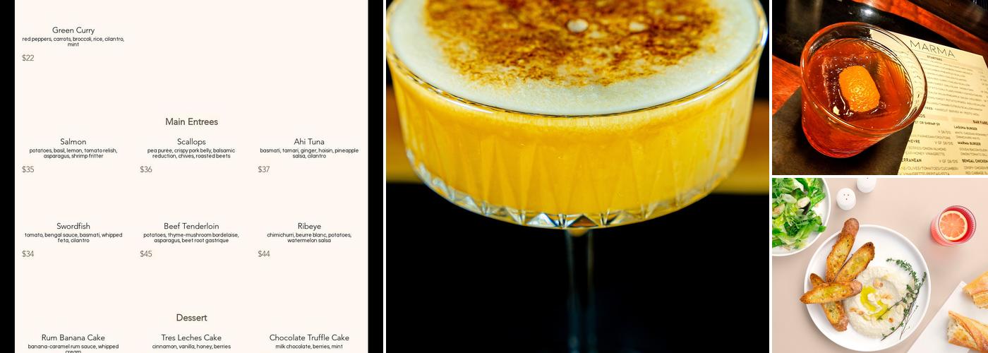 MARMA Menu