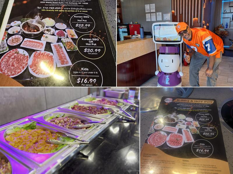 K-BBQ & Hot Pot Buffalo Menu