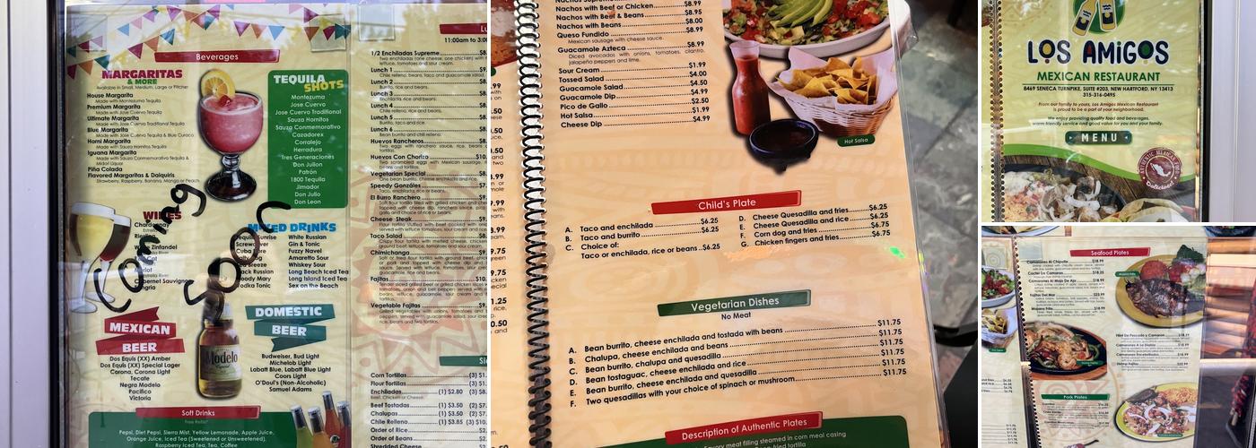 Taqueria Los Amigos Menu