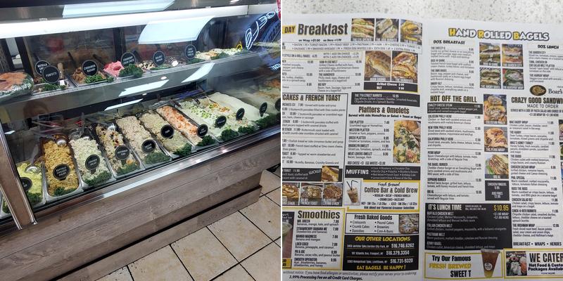 Pantano's Doz Bagels Garden City Menu