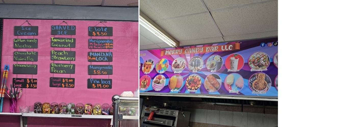 The Churro King Menu