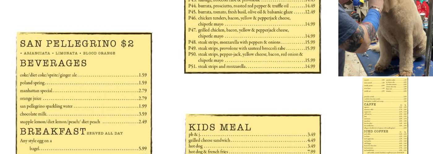 Panino Rustico of Howard Beach Menu