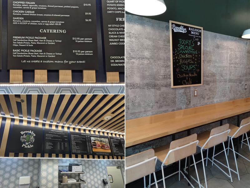 Brooklyn Pickle Raleigh Menu