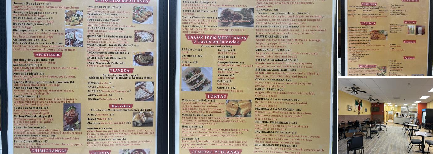 Cinco De Mayo Menu