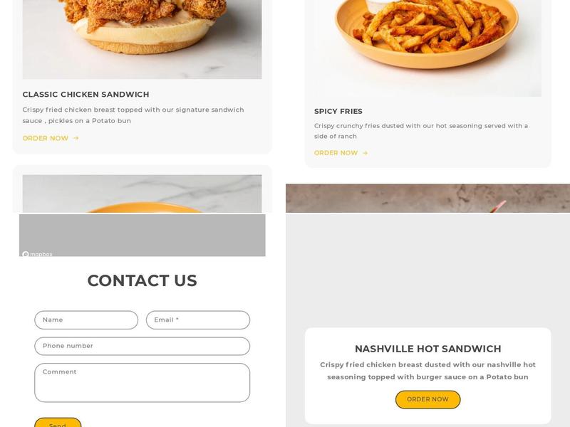 Gai Chicken & Rice Menu