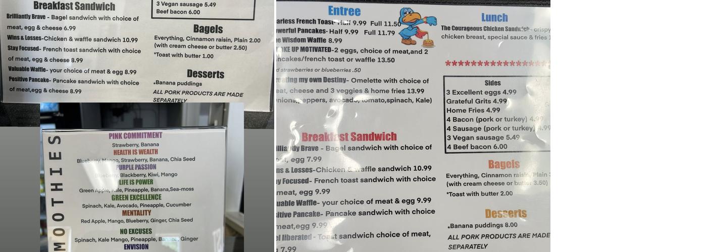 That Breakfast Spot Menu