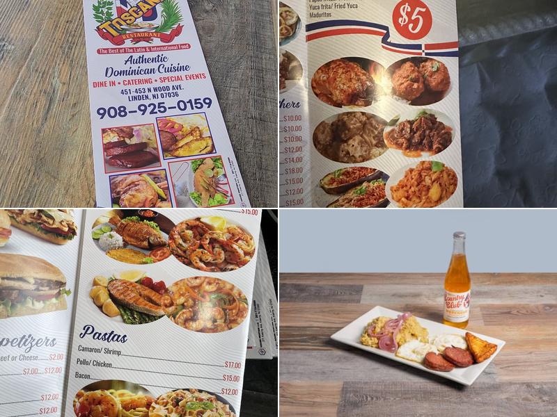 Toscana Restaurant Menu