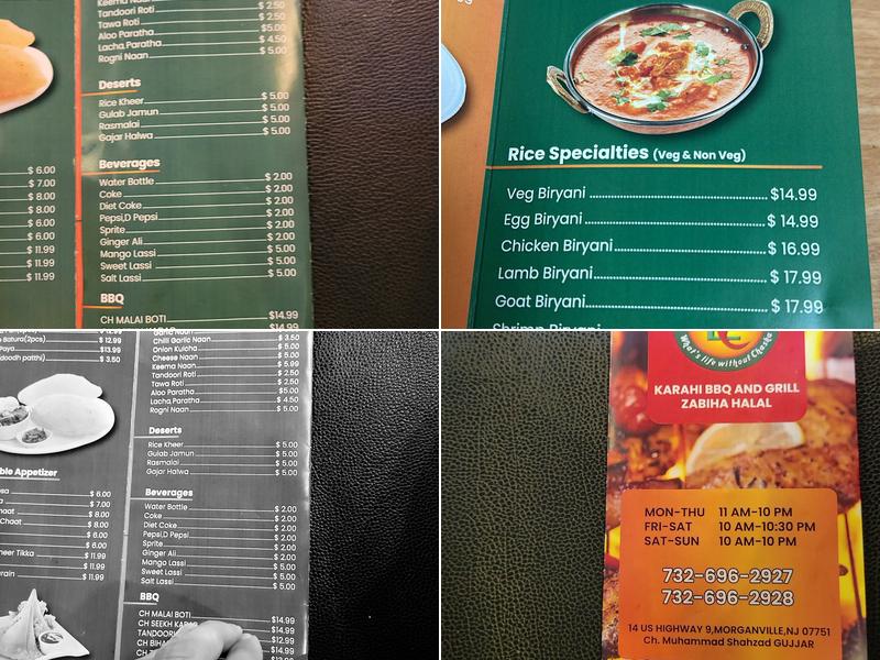 Lahore Chatkhara Menu