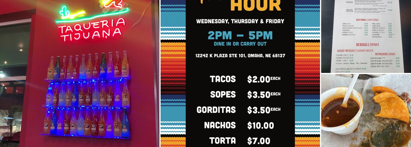 Taqueria Tijuana Menu