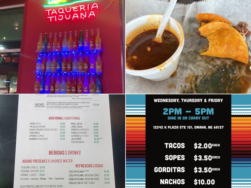 Taqueria Tijuana Menu