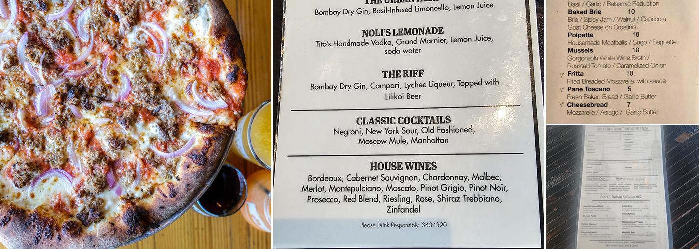 Noli's Pizzeria - Aksarben Menu