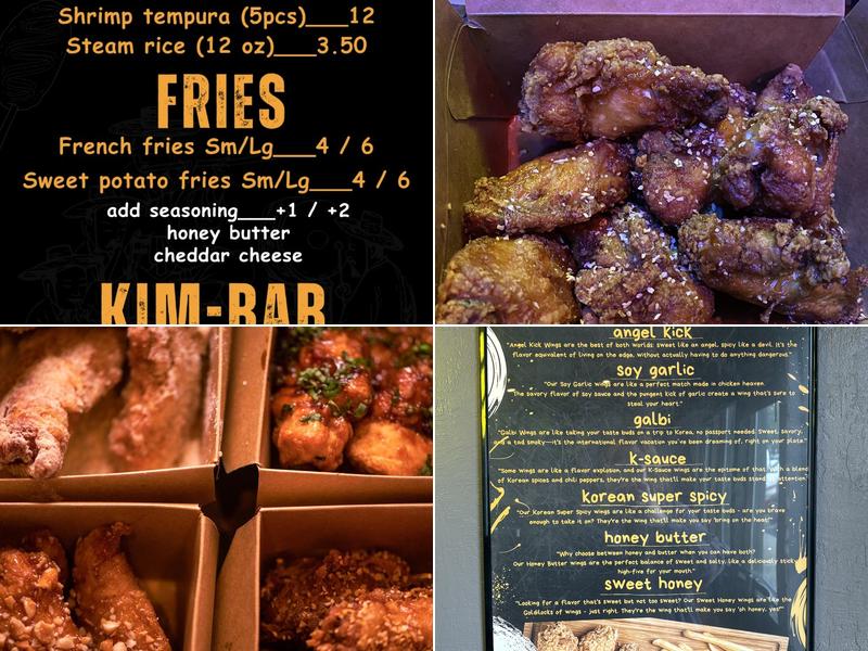 Wings Korean Chicken Menu