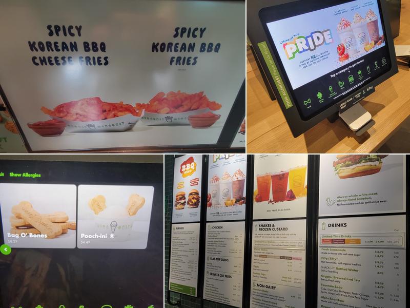 Shake Shack Craig Road Menu