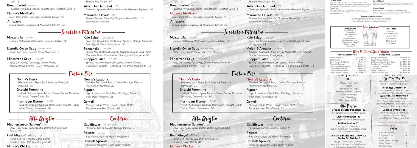 Mercato Mio Menu