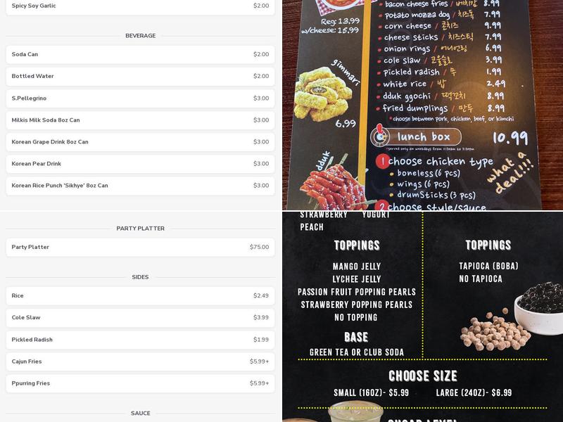 Don Chicken Pine Brook (Montville) Menu