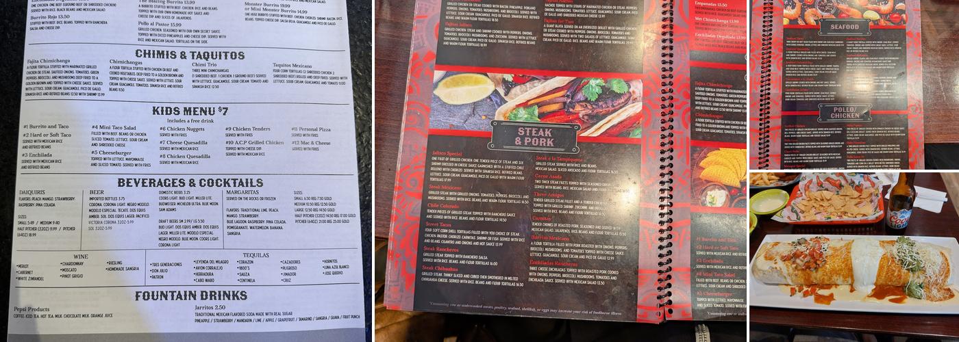 El Catrin Menu