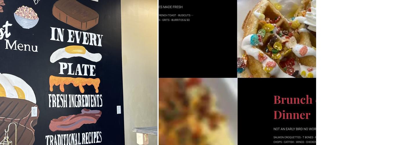 Dirty Breakfast Menu