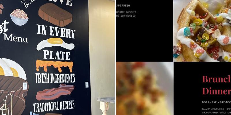 Dirty Breakfast Menu