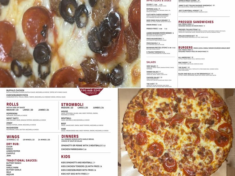 Jimmy Neno’s Pizzeria & Taproom Menu