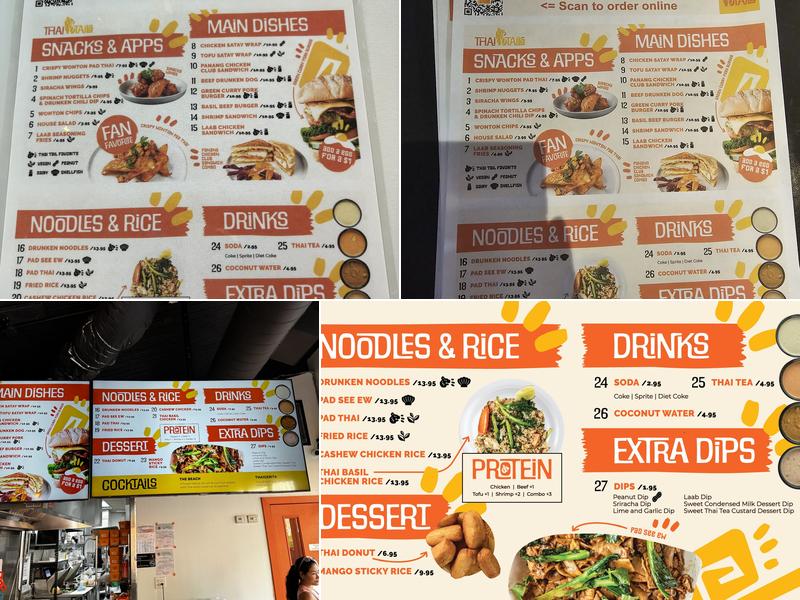 Thai Tail Menu