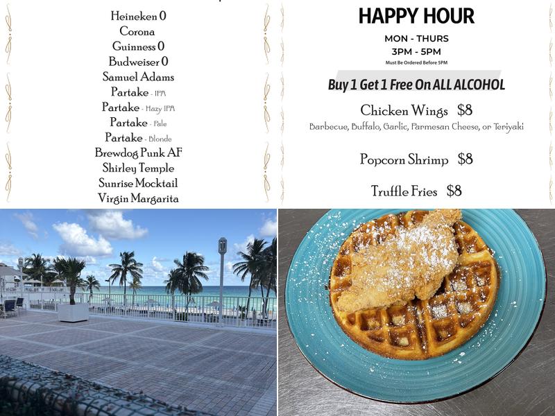 Luxe-Bistro Oceanside at Quadomain Menu