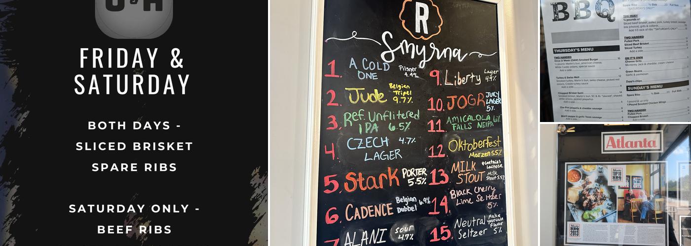 Owens and Hull at Grand Champion Menu