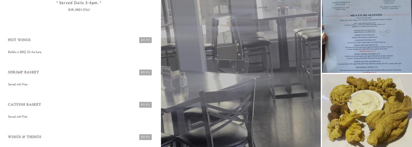 Cassandra's on the River Menu