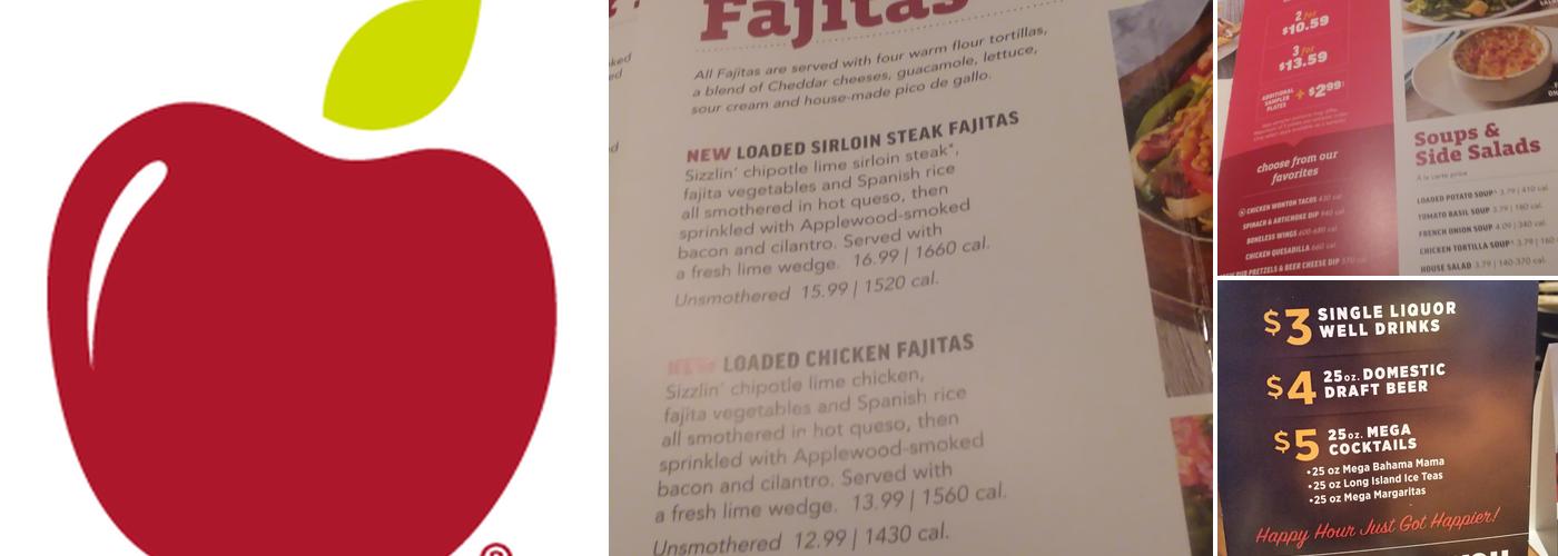 Applebee's Grill + Bar Menu