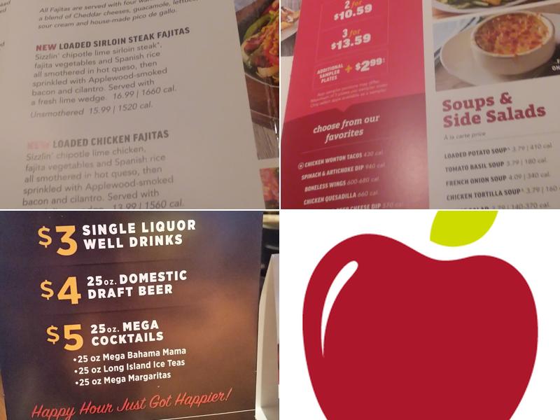 Applebee's Grill + Bar Menu
