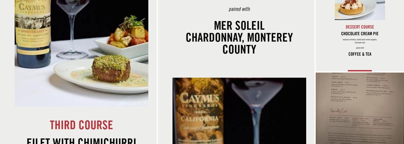 Ruth's Chris Steak House Menu