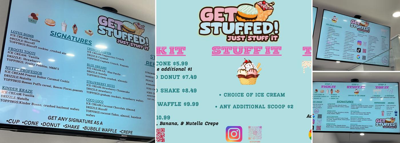Get Stuffed Menu