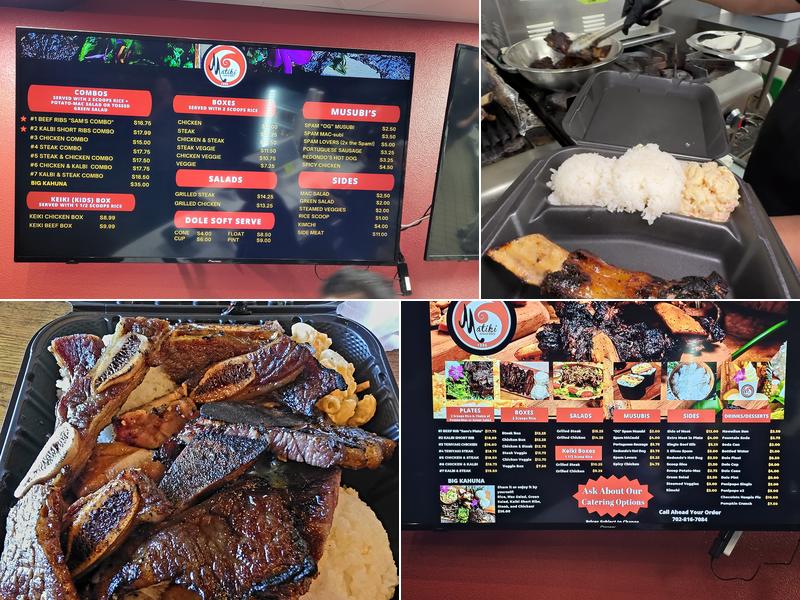 Matiki Island BBQ Menu