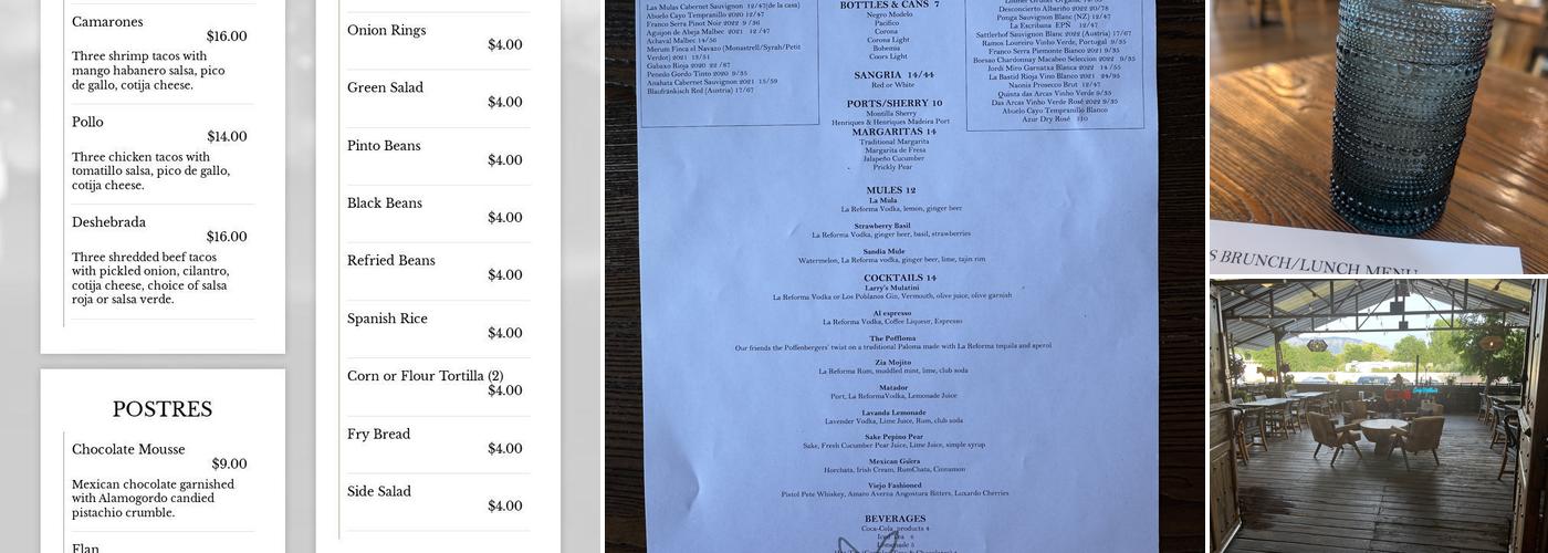 Mulas Menu