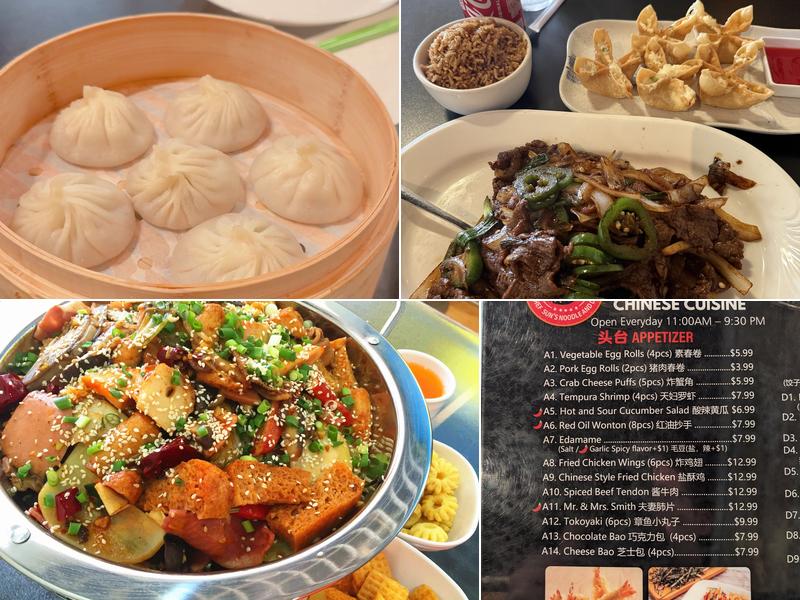 Chef Sun's Noodle and Dumpling Menu