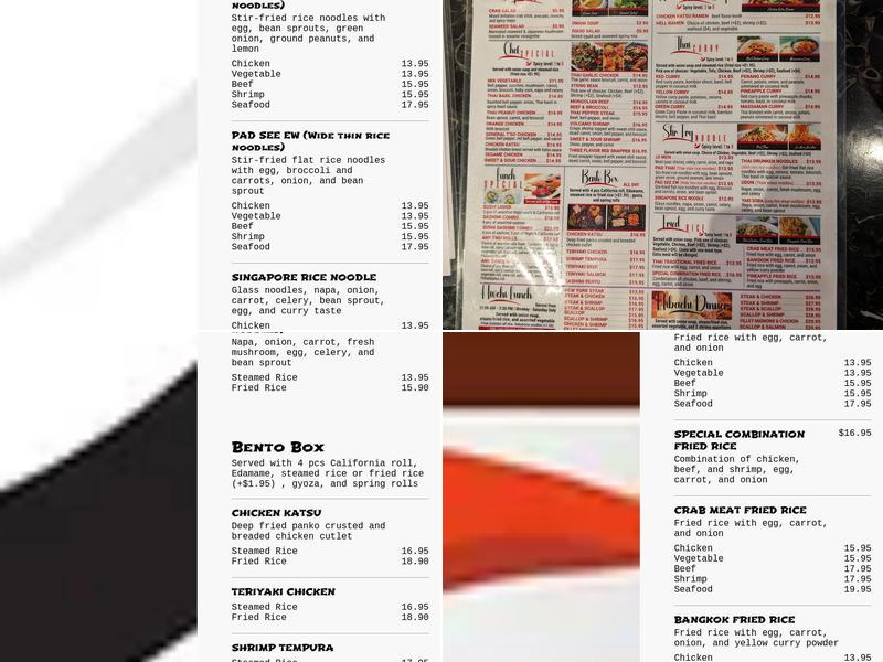 Hoshi Japanese Steakhouse and Asian Fusion Menu