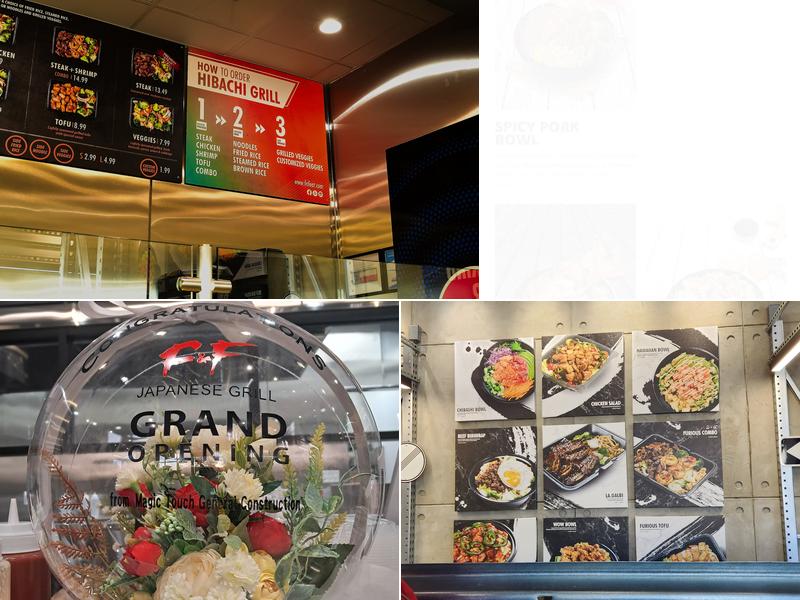 F&F Japanese grill Menu