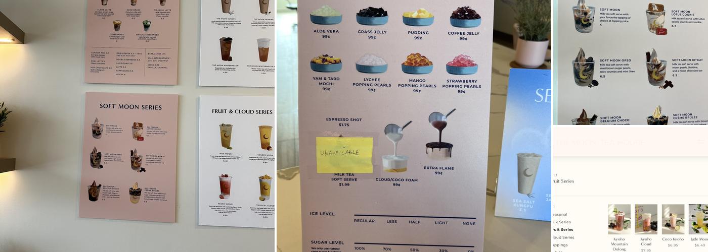 Thé Moon Tea House - Mahogany Menu