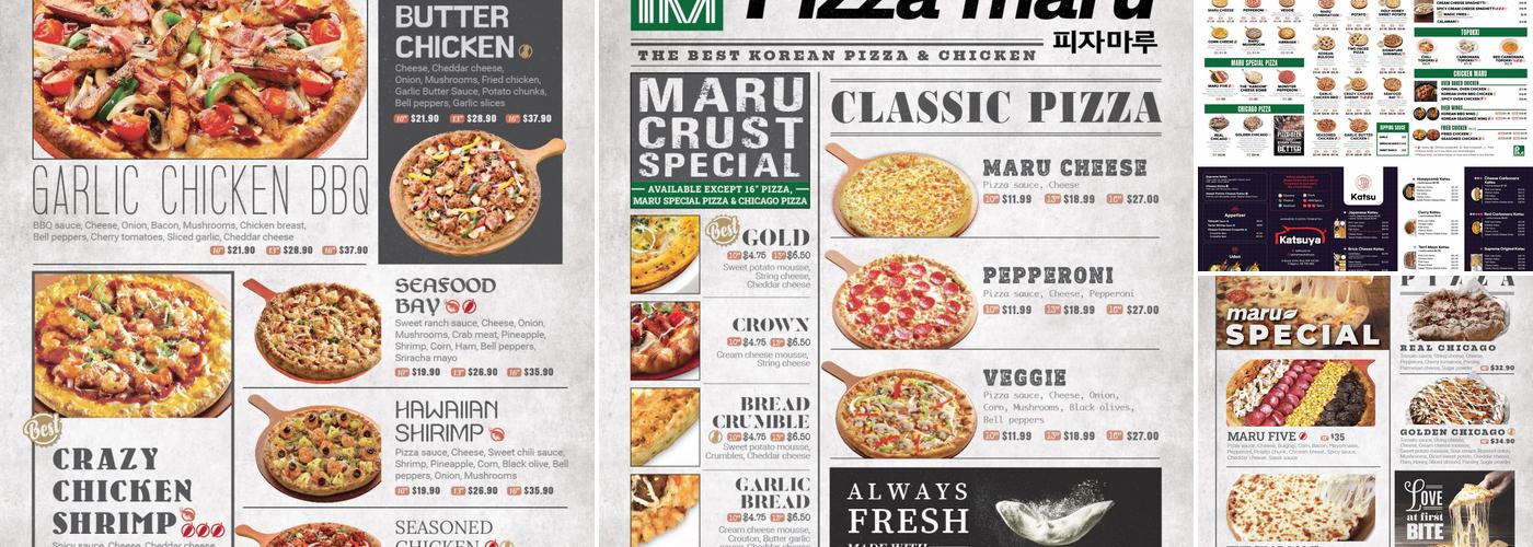 Pizza Maru Kitchen+Bar Menu